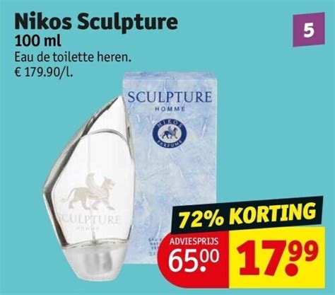 Nikos Sculpture 100ml promotie bij Kruidvat.